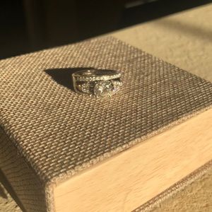 Moissanite 14 carat band